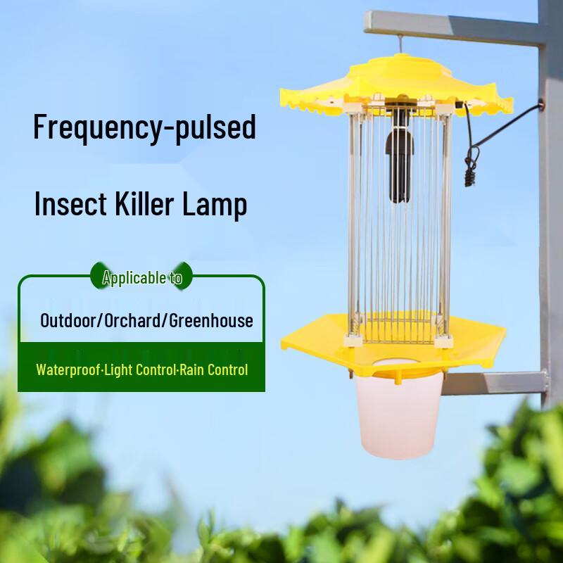 HEIXIE Outdoor Solar Electric Pest Trap Lamp