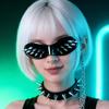 Cyberpunk Spiked Novelty Sunglasses Punk Party Personality PC Eyewear