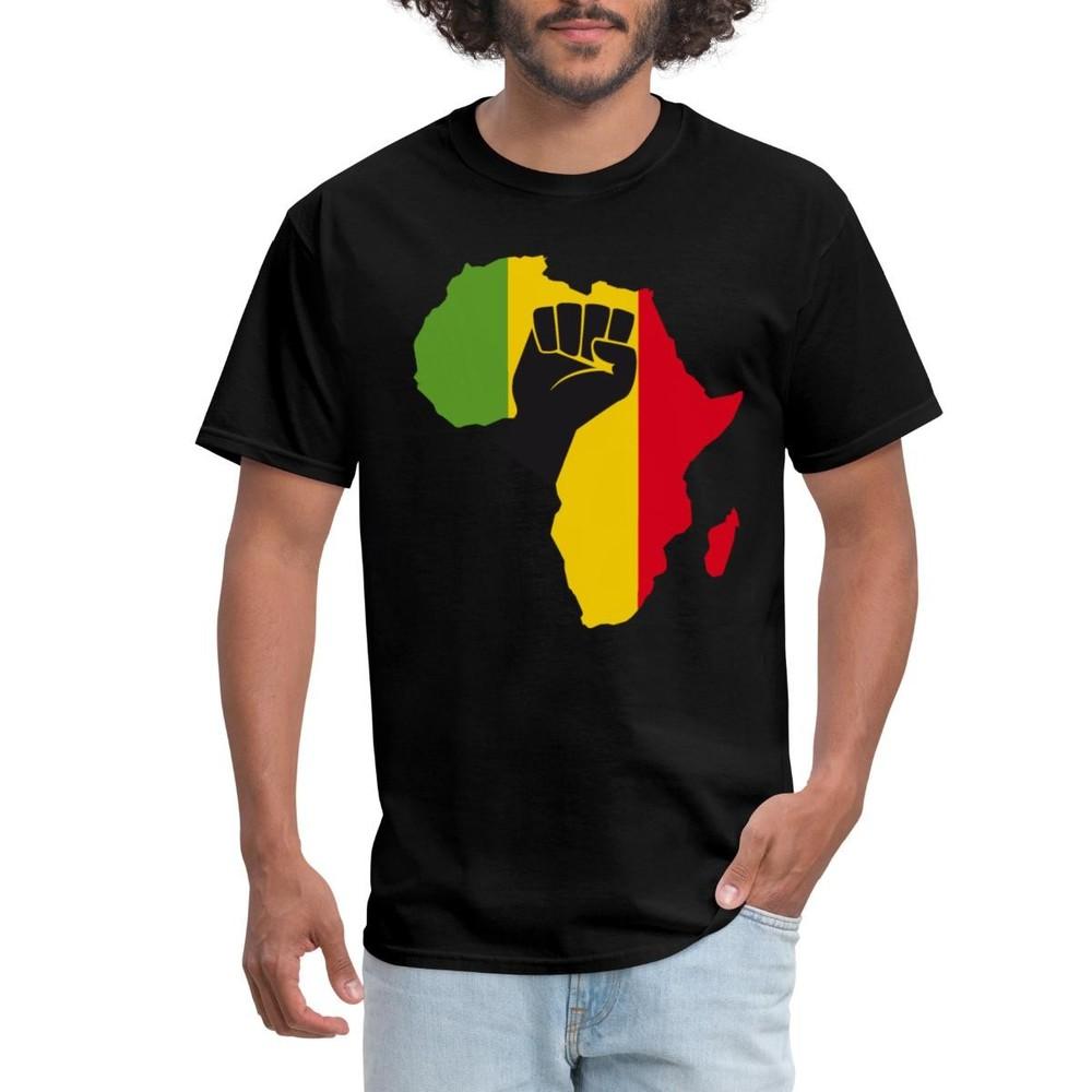 Black History Month African Black Power Raised Fist Men s T-Shirt Unisex T-Shirt XXXL