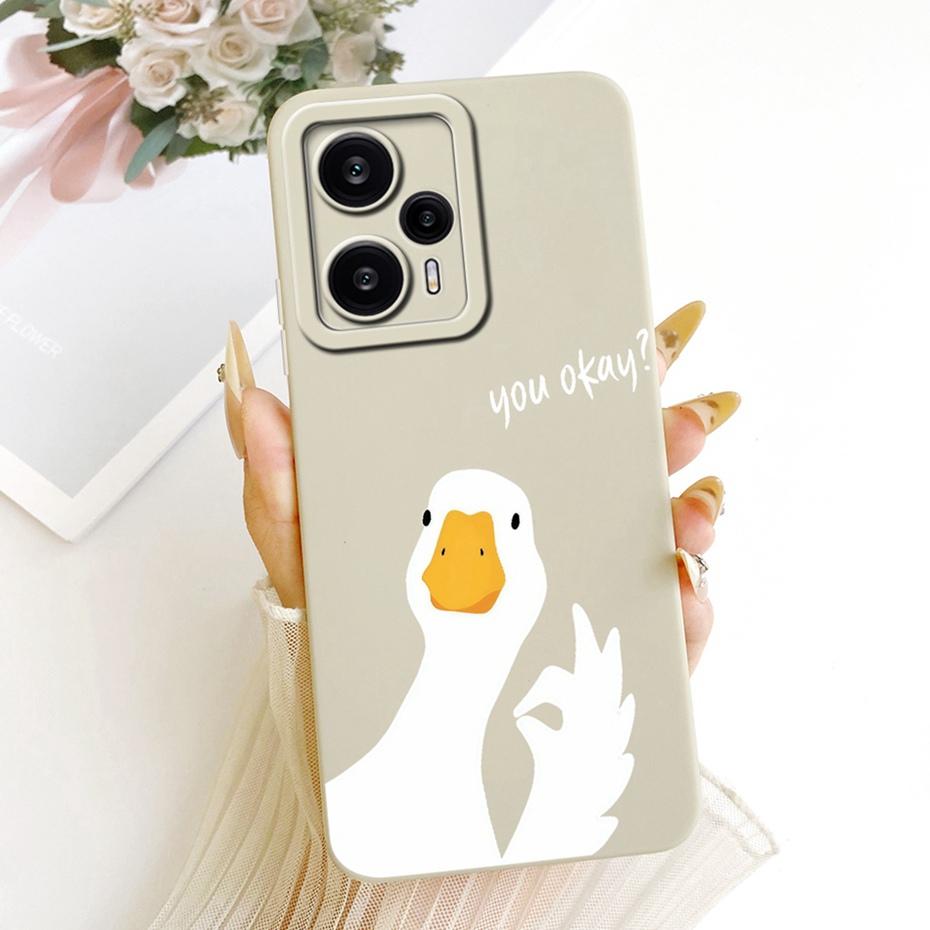 

New Fashion Phone Case For Xiaomi Poco F5 F5Pro Soft Silicone Cases For POCO F5 Pro PocoF5 5G Shockproof Covers Bumpers Poco F5