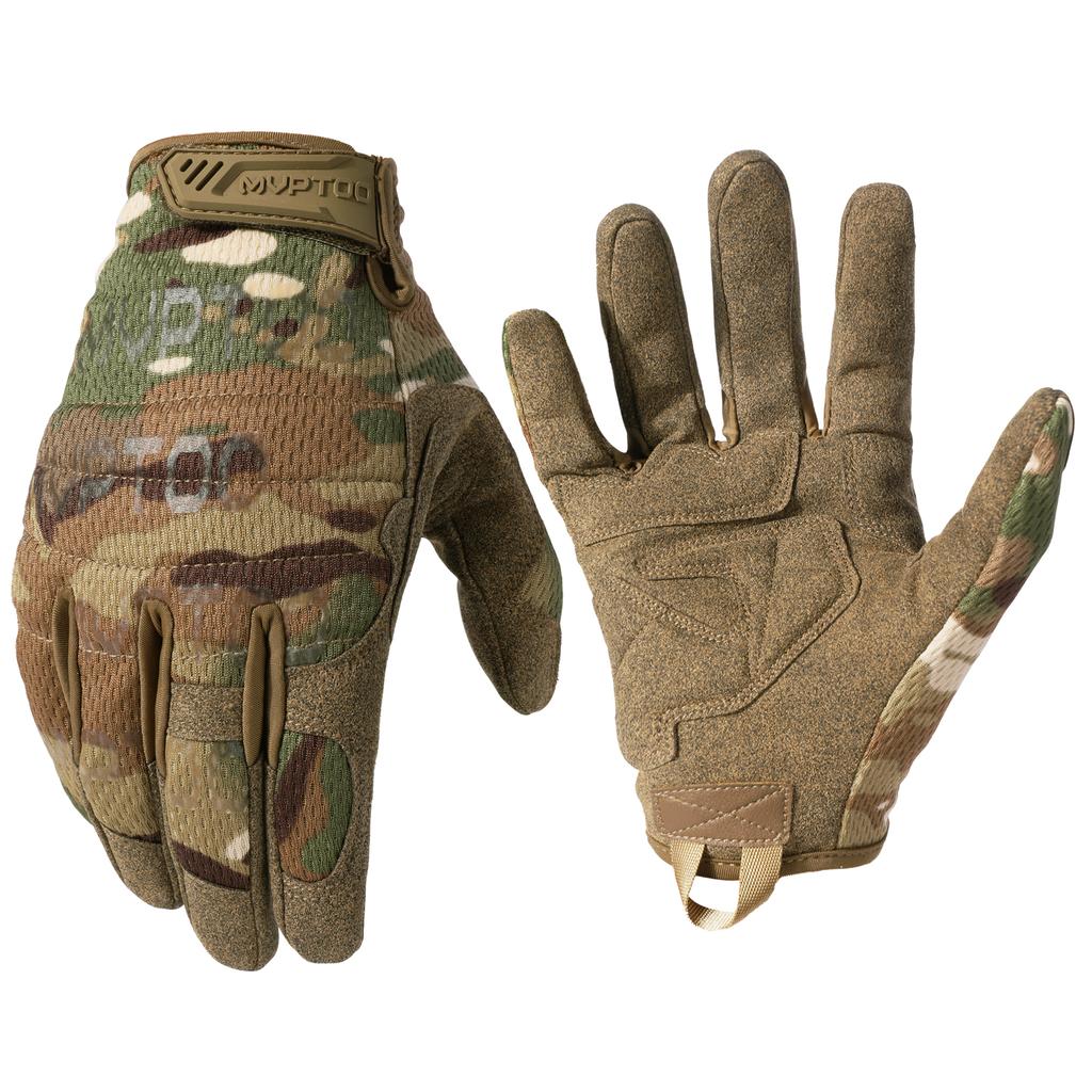 Outdoor Tactical Gloves Training Combat Sport Hiking Climbing Shooting Hunting Riding Cycling Full Finger Anti-Skid Mittens