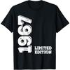 Retro 1967 Pure Polyester Printed Men's and Women's Fashionable Loose Casual T-shirt 2026 New Personalized Round Neck T-shirt