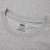 Levis Color Block Logo Printed Round Neck Short Sleeve T-Shirt Men Tops Gray 16143-0435