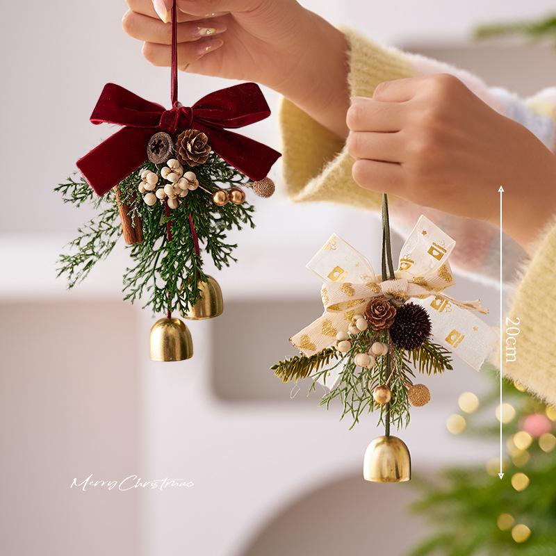 Christmas & New Year Festive Ornaments: Bells, Wreaths, Tree Decor & Spring Festival Pendants