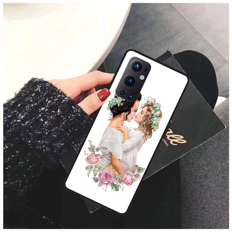 For OnePlus Nord N10 N100 Case CE 5G Funda Baby Mom Girl Soft Cases for One Plus 6 5T 6T 7T 8T 8PRO 9PRO Phone Cover Coque