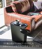 Yamazaki Tower Dustbin & Side Table, Black, W38 x D18.5 x H45cm, Trash Can, Nightstand, 3989