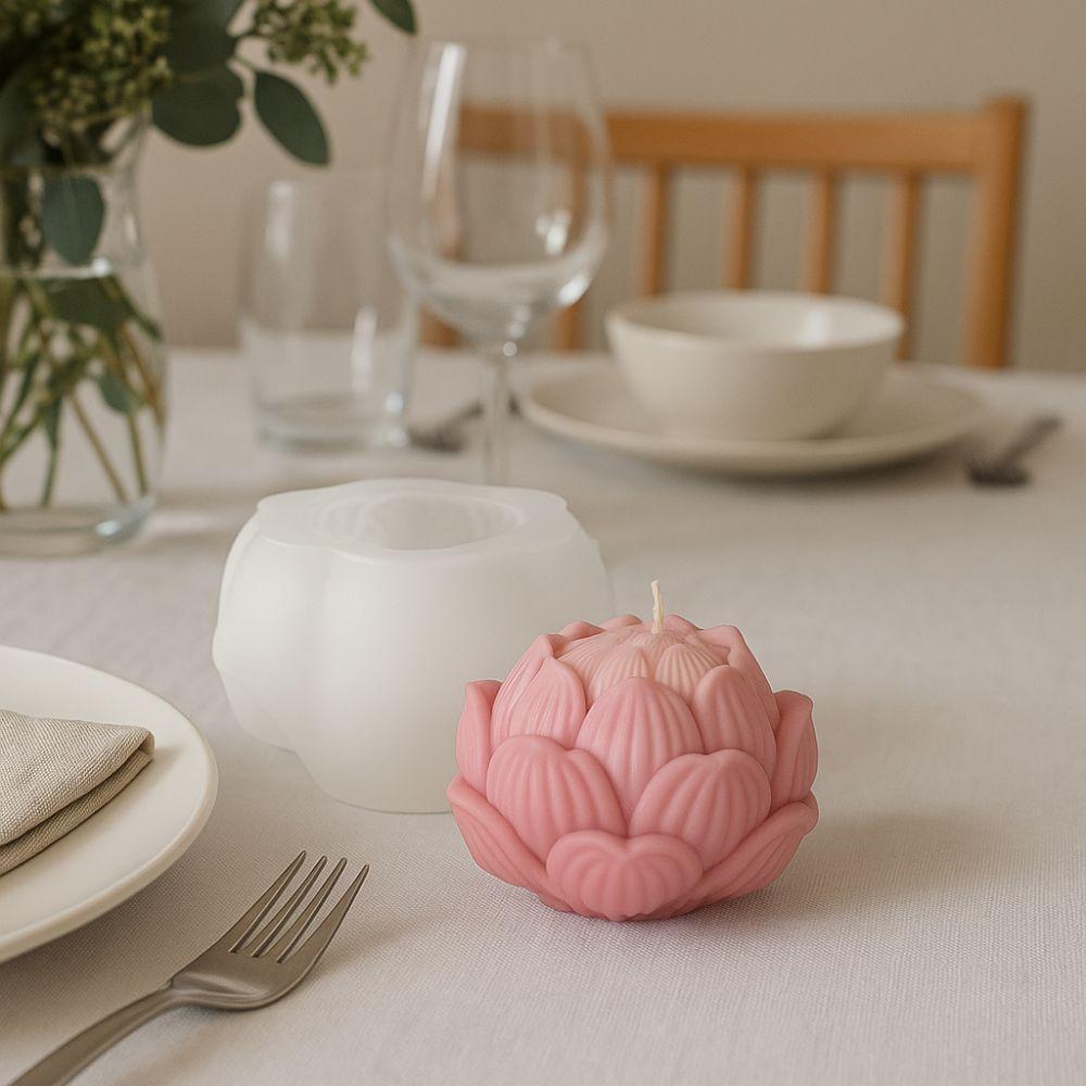3D Silicone Candle Mold Funny Floral Mold Durable Epoxy Resin Mold  Soap Making
