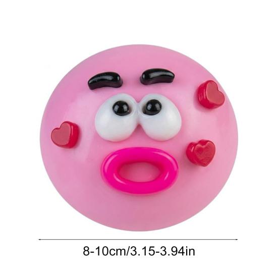 1/2/5 Pezzi Giocattolo Spremibile Faccina di Cane, Argilla Modellabile a Lento Ritorno Espressione Cartone Animato Palla Antistress, Giocattolo Fidget Faccina Rilassante per Alleviare l'Ansia per Casa,