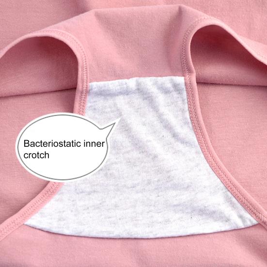 Women Panties Solid Color Abdomen Lady Mesh Stretchy Briefs for Postpartum