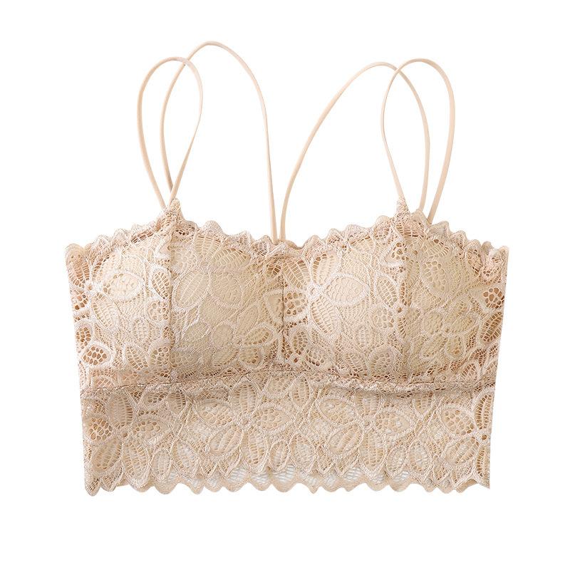 Fashion Solid Color Wrapped Chest Underwear Sexy Women Lace Bra Lady Strap Supply Four Season