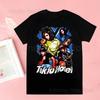 Rocková kapela Tokio Hotel Hudba Harajuku Potisk Unisex Tričko Unisex Ležérní košile Krátký rukáv Unisex Tričko Grafický potisk