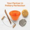 Printed Rim Cone Pottery Rim Cone Shaper Multiple Size Clay Beveling Tool  Creative Pottery Making