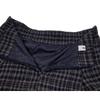 UNBDNS Women's Spring High Waist Irregular Plaid Woolen A-line Umbrella Skirt