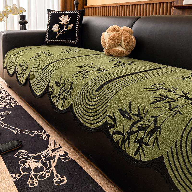 

Special-Shaped Leather Sofa Cushion New Irregular Non-Slip Sofa Seat Cushion Universal Sofa Cover For All Seasons 90*90cm