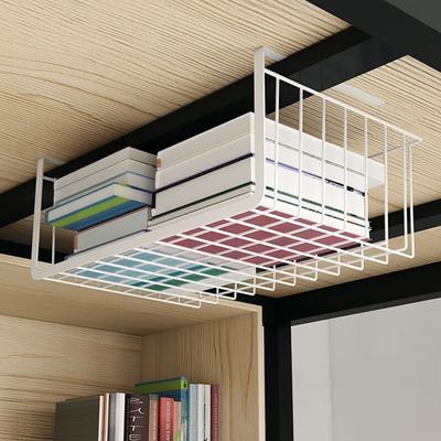 Cestino pensile multifunzionale perforato per cucina e bagno, con fondo in ferro, cestino pensile in filo metallico.
