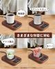 [Stays Hot Until the End] Cup Warmer, Coffee Warmer, Drink Warmer with 9 Temperature Settings, Off Timer, Reservation Function, Insulated Coaster,