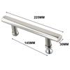 Shower Door Handle Home Renovation 225*30mm Chrome Effect