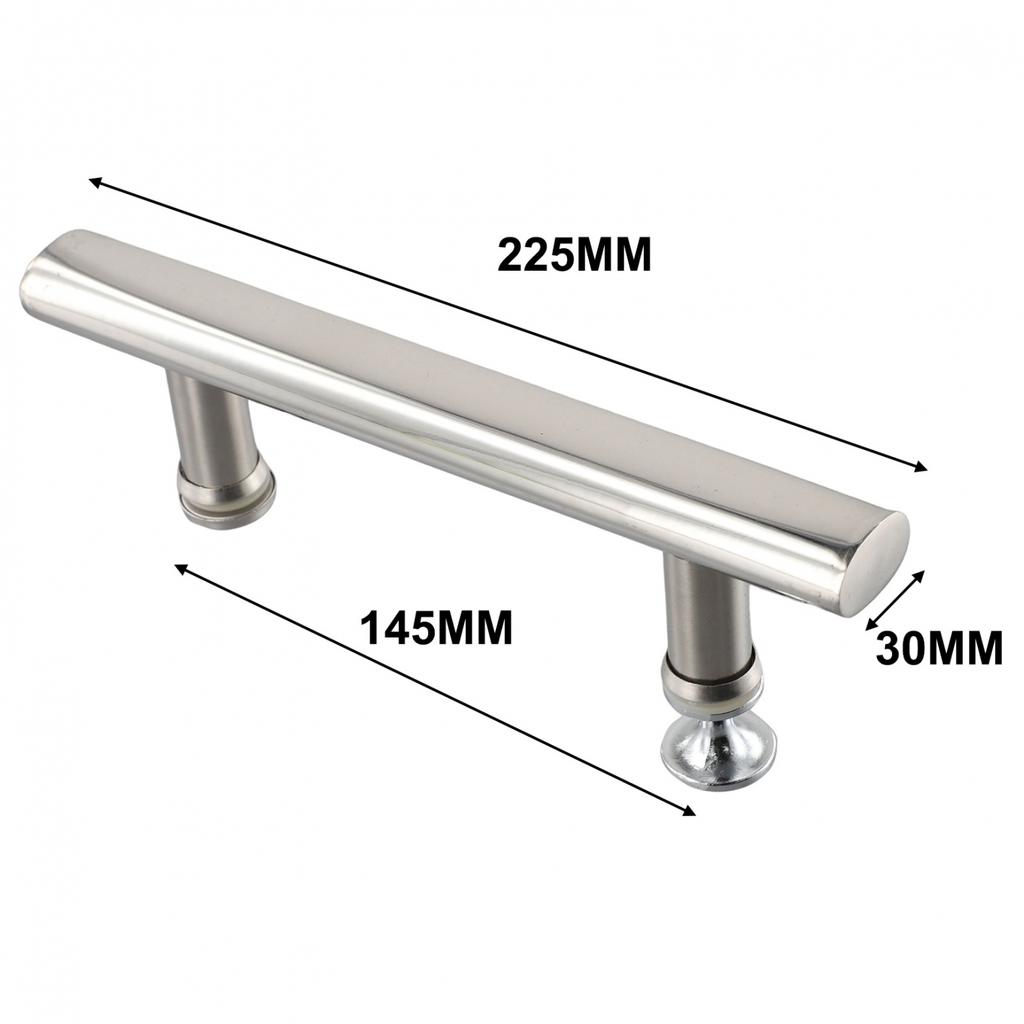 Shower Door Handle Home Renovation 225*30mm Chrome Effect
