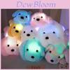 Adorable Colorful Glow In The Dark Plush Puppy Toy For Kids And Adults Perfect Gift
