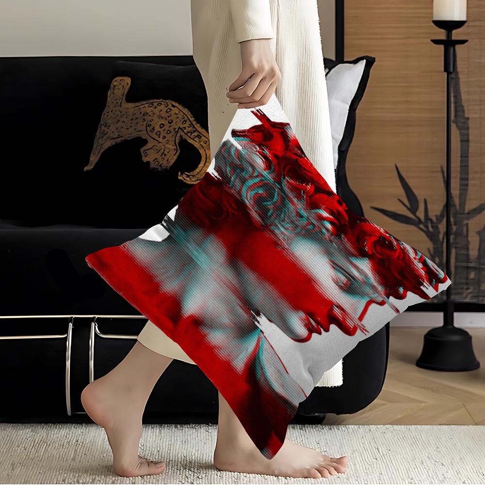 Sculpture David Popolo Art Cushion Cover Decorative Pillow Sofa Home Decor Case Pillow Cases