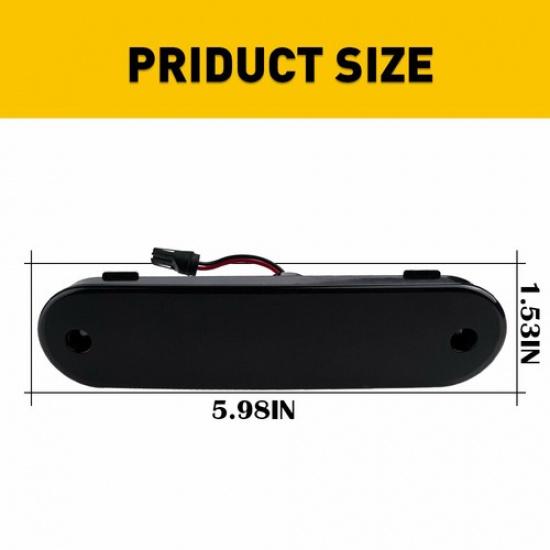 4pcs For MX-5 MAZDA MIATA 1990-2005 LED Side Marker Smoked Light Lens Front Rear