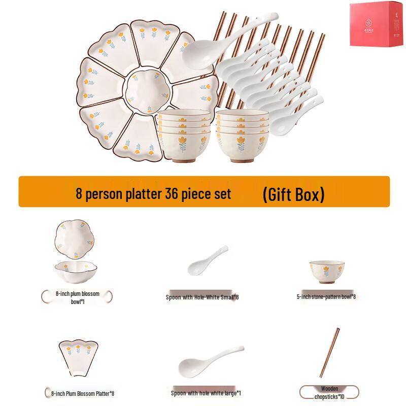 Naijiang Japanese Style Enamel Dinnerware Set
