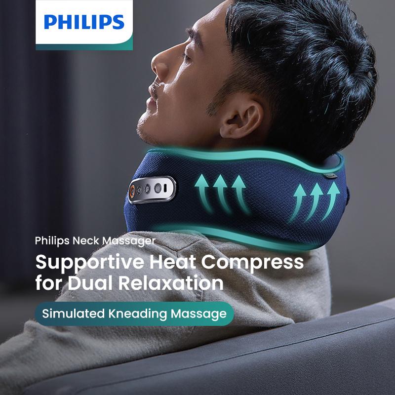 Philips Neck Massager PPM5111N 3D Human-like Heat Massage Precise Pressure for Extreme Relief