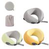 Memory Foam Travel Neck Pillow for Head and Neck Support Soft U Shape Cushions for Airplanes Car Home Office
