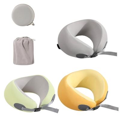 Memory Foam Travel Neck Pillow for Head and Neck Support Soft U Shape Cushions for Airplanes Car Home Office
