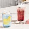 Portable Transparent Plastic Water Bottle With Tea Strainer&Rope Travel Sport Drinking Cup Heat-Resistant Drinkware