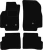 Black Velour Floor Mats For: Opel Karl Hatchback (2015-)