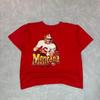 T-shirt rossa e gialla Joe Montana San Francisco 49ers anni '90 #NFL football T-shirt Unisex