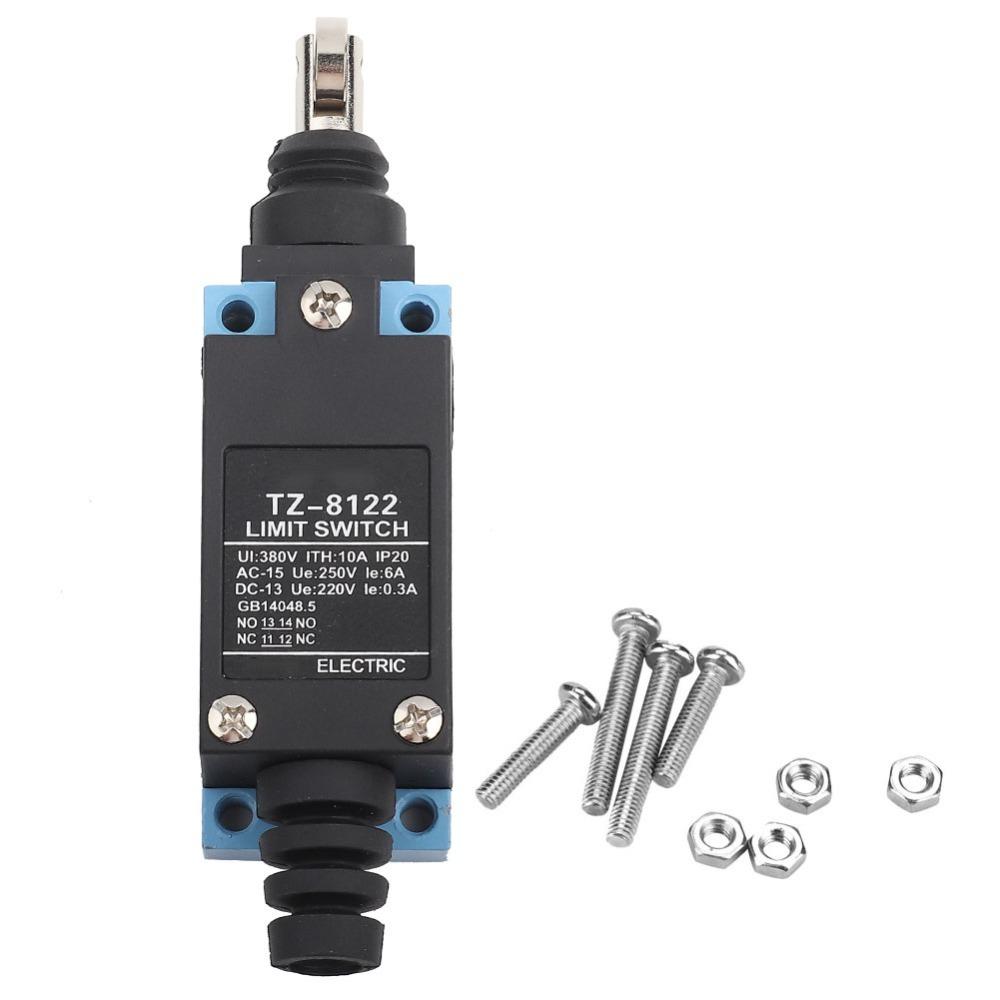 

TZ-8112/TZ-8122 Limit Switch Waterproof Zinc Alloy Micro Switch with Screws 250V 6A Auto Reset ON-OFF CNC Equipment