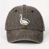 Printed Casual Trendy Men's Washed Retro Baseball Cap Fashion Outdoor Dad Hat