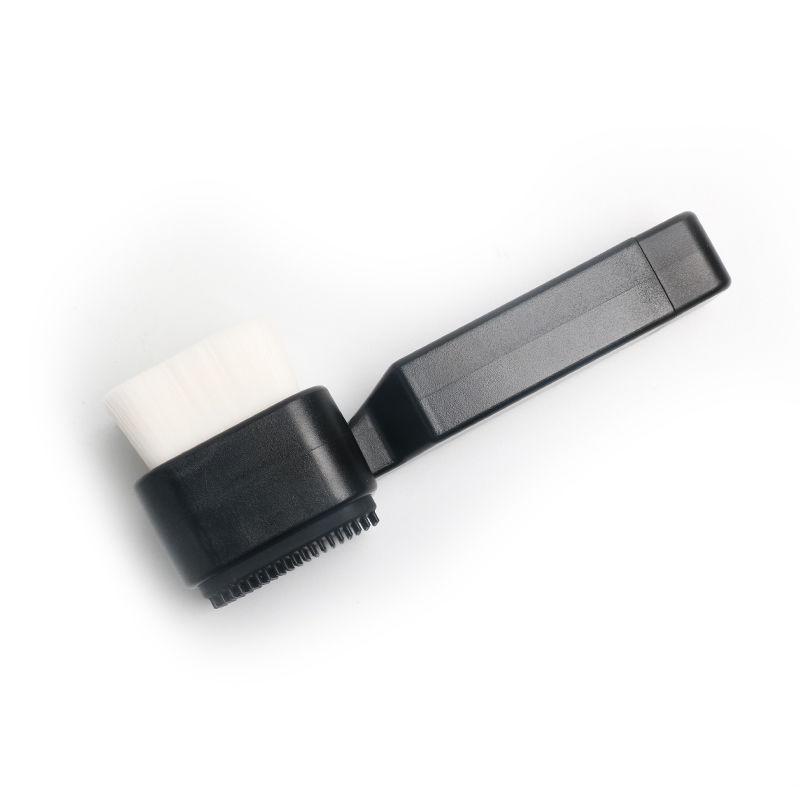 

Square Face Wash Brush Double-sided Soft Silicone Soft Hair Cleansing Brush Manual Cleansing Massage Skin Facial Beauty Tools чорний