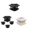 Solar Post Lantern With Led Light For Garden Pathway Outdoor Yard Decor