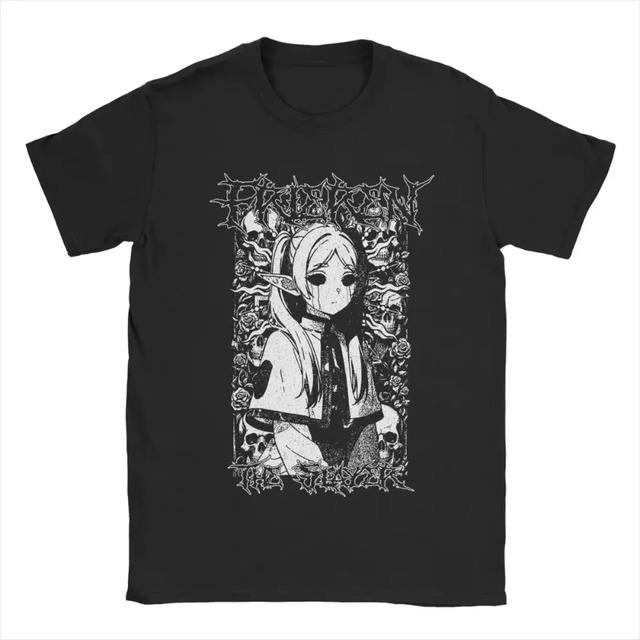 Camiseta Frieren The Slayer Death Metal, Ropa Divertida Para S