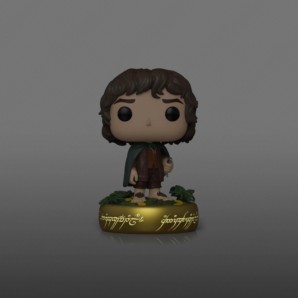 Funko Herr der Ringe Frodo Beutlin Leuchtet im Dunkeln Sammlerstück Vinylfigur Geschenkidee Offizielles Merchandise Spielzeug für Kinder Erwachsene TV-Fans Pop! Plus