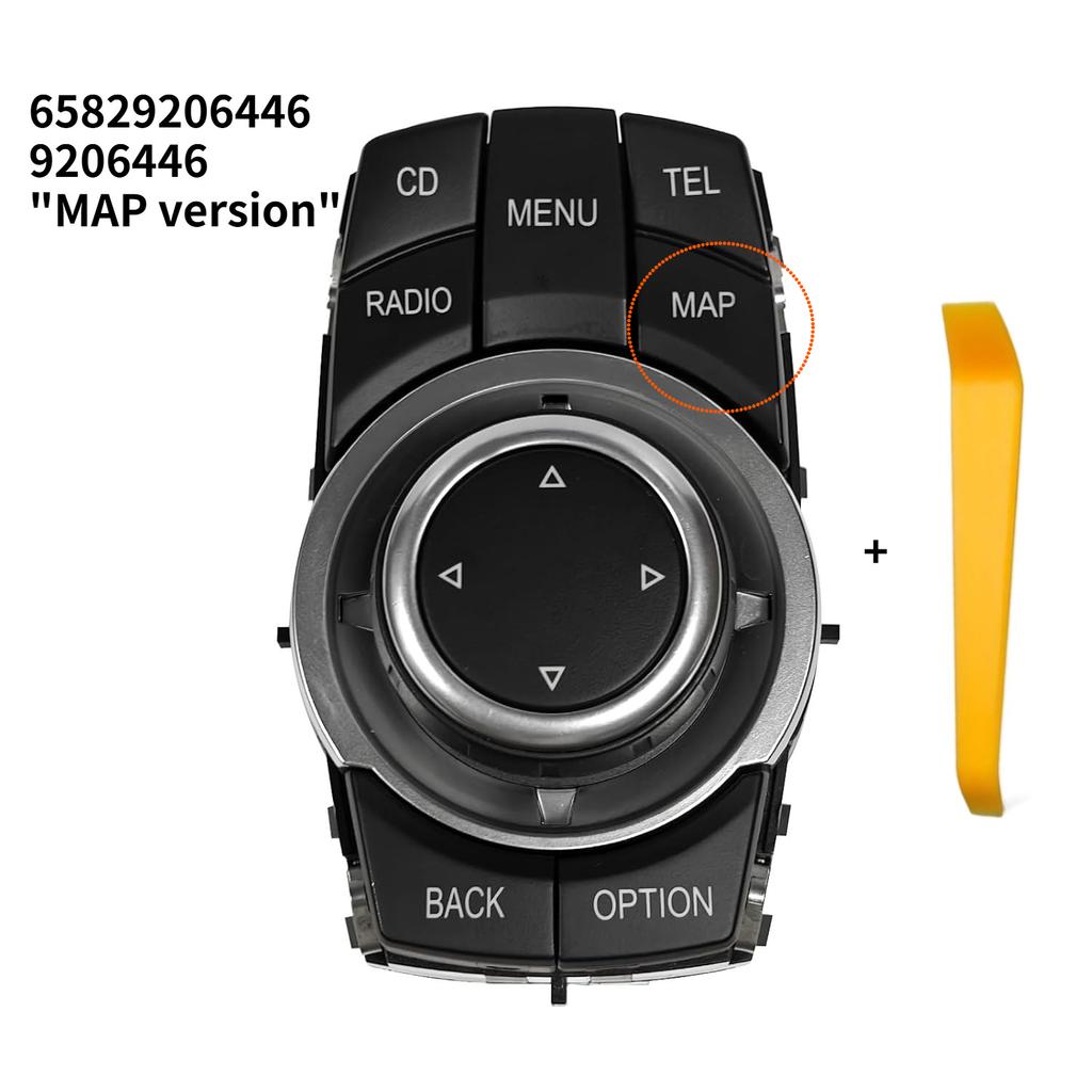 10Pin IDrive Media Switch Controller Knob 65829206446 65829206444 for BMW F10 F07 F11 F01 F02 F25 5/7/X3 Series 2007-2017