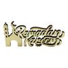 24TE Eid Mubaras Pattern Acrylic Mirror Table Ornaments Table Decor for House Table