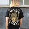 Eagle Vs Snake Tattoo Art Retro Style Casual TShirt Unisexs and Womens Luxury Brand Top 2026 New