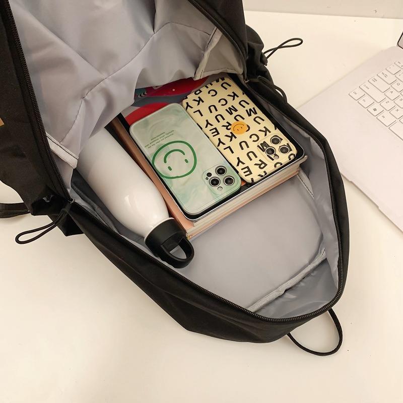 Student Backpack Upgraded Fashion Trendy Large Capacity Water-proof Junior High School Student Casual Backpack