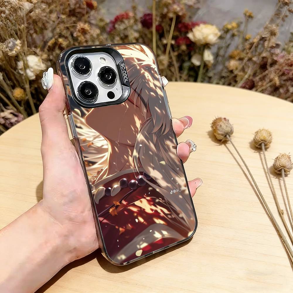 

Anime I-INUYASHA Phone Case For iPhone 17,16,15,14,13,12,11 Plus,Pro Max,XS,Colorful Silver Phone case Funda Cover iPhone14Plus