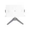 Book Holder Silver Multifunctional Adjustable Height Hands Free Stable Sturdy  Book Stand for