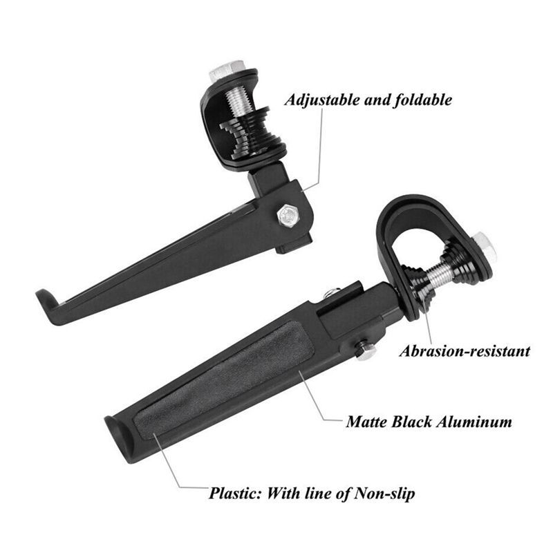 Motorbike Footrest Folding Bumper Footpegs Footpeg Bracket For -Davidson Honda