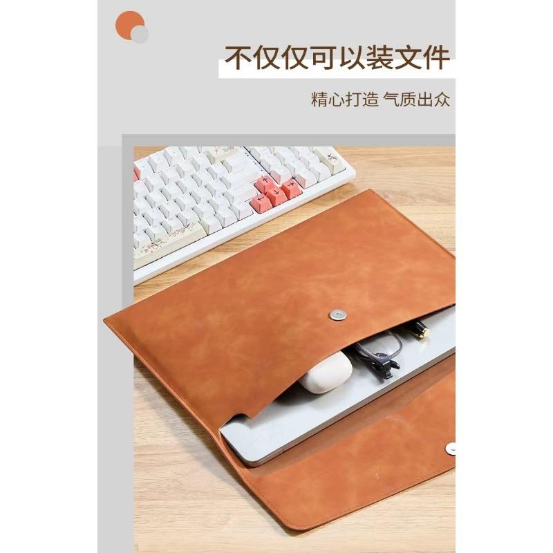 Large Capacity Thickened Waterproof Vintage Faux Leather A4 Document Storage Business Briefcase