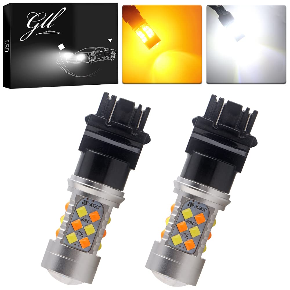 

Grandview T25 3157 Double LED, White, Amber, Switching, 2 Colors, 30 Links, Turn Signal T25 3157 Double белый