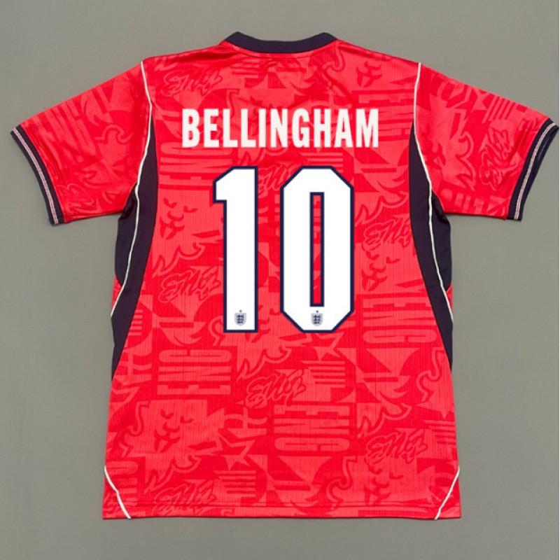 England National Team Fan Soccer Jersey Kane Away Home Striped Football Shirt Adults