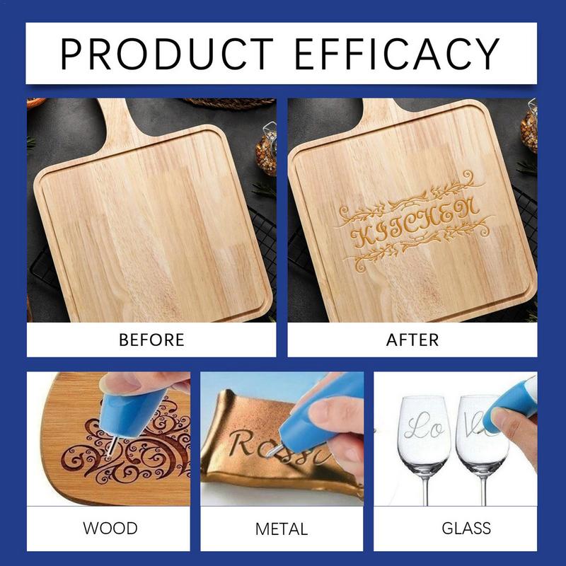 Długopis grawerski do obróbki metalu Narzędzie grawerskie Rotacyjny długopis do trawienia Wielofunkcyjna ręczna maszyna grawerska do szkła metalu drewna