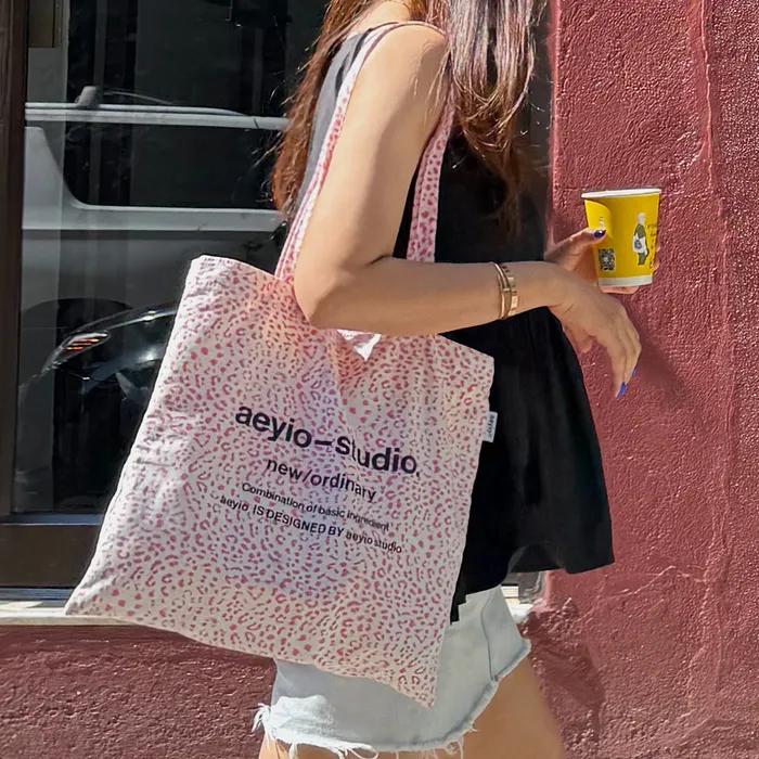 (Lanzamiento de Nuevo Color) [aeyio] NUEVA BOLSA ECOLÓGICA DE LEOPARDO (3 colores) ATO5001
